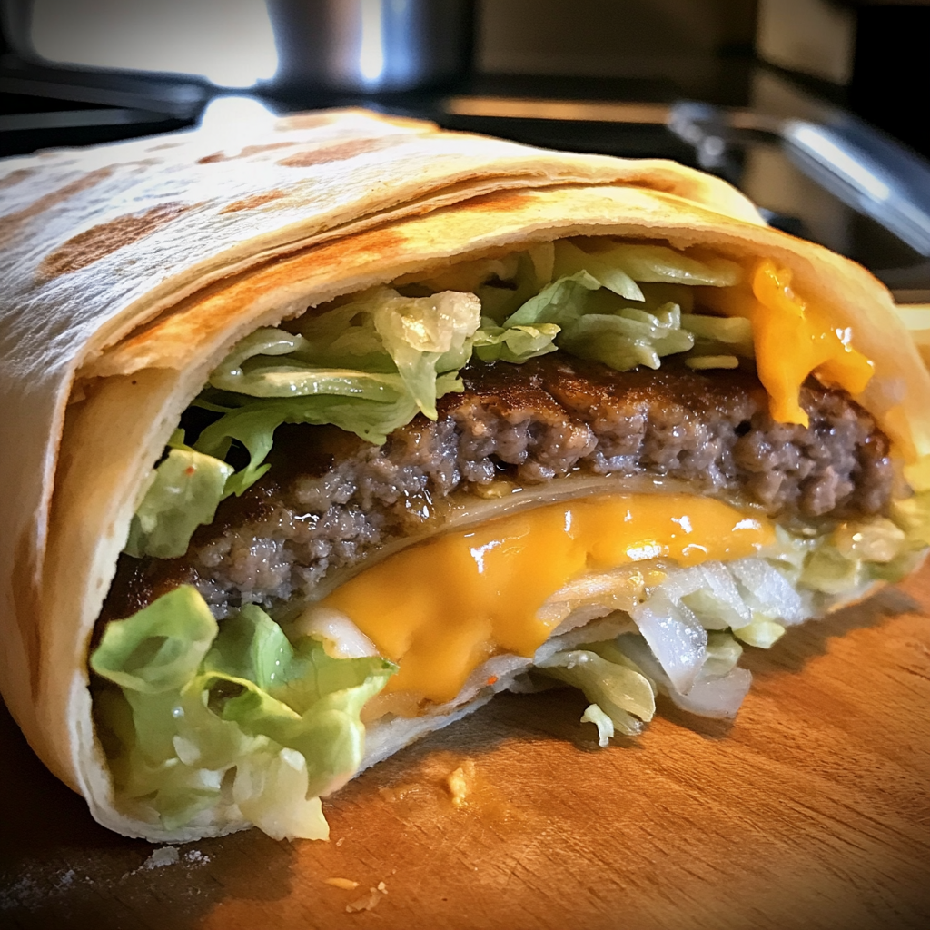 Big Mac Wrap recipe