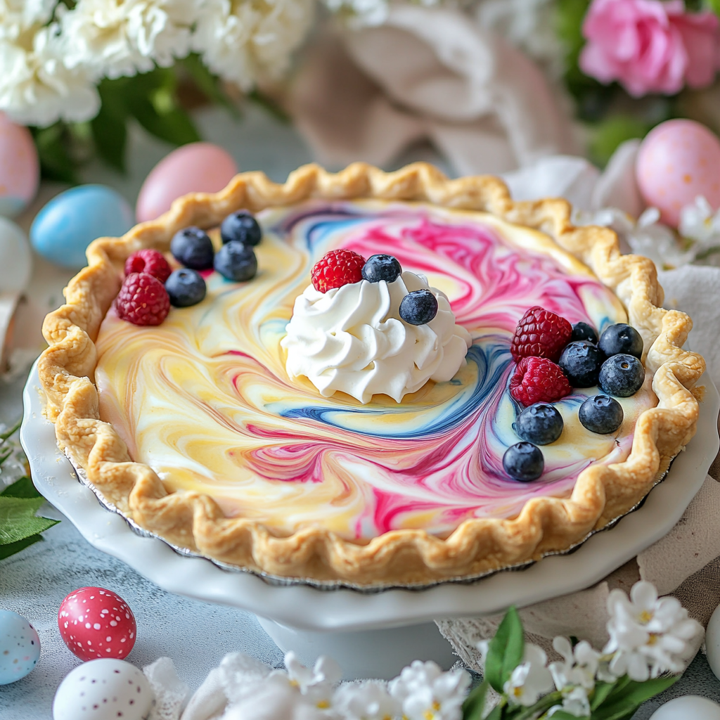 Easter Swirl Pie recipe