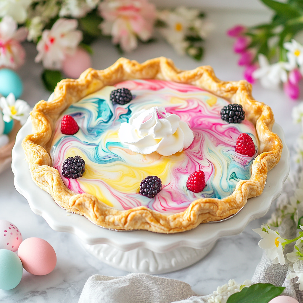 Easter Swirl Pie